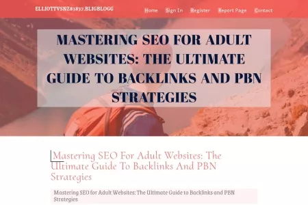 Screenshot of Mastering SEO for Adult Websites: The Ultimate Guide to Backlinks and PBN Strategies