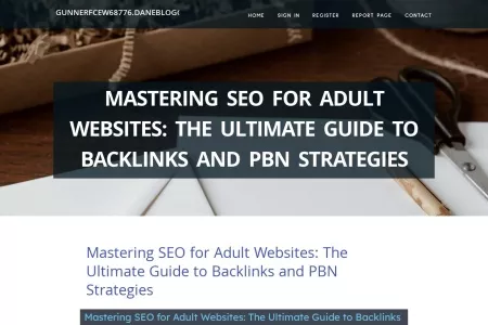 Screenshot of Mastering SEO for Adult Websites: The Ultimate Guide to Backlinks and PBN Strategies