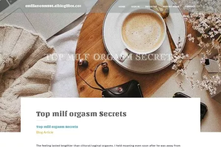 Screenshot of Top milf orgasm Secrets