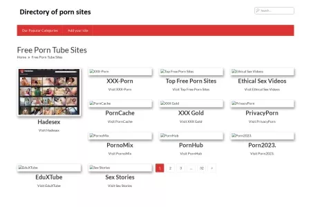 Screenshot of Free Porn Tube Sites – The Best Porn Sites List