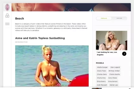 Screenshot of Beach Porn Videos: Hot Sex on the Beach and Nudity on the Sand