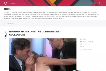 Screenshot of Explore the BDSM Scene - Ultimate Guide to Adult BDSM