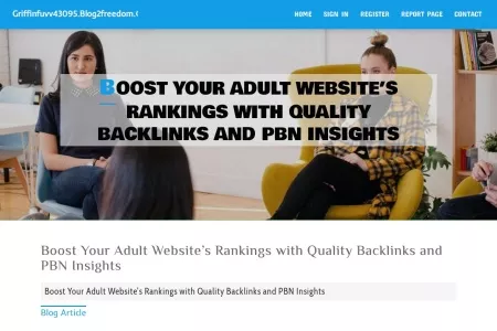 Screenshot of Boost Your Adult Website’s Rankings with Quality Backlinks and PBN Insights