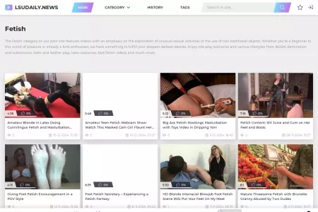 Screenshot of Explore Your Wildest Fetish Fantasies with XXX Videos