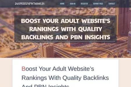 Screenshot of Boost Your Adult Website’s Rankings with Quality Backlinks and PBN Insights