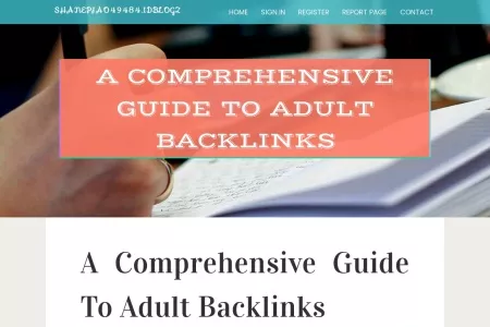 Screenshot of A Comprehensive Guide to Adult Backlinks