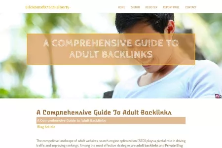 Screenshot of A Comprehensive Guide to Adult Backlinks