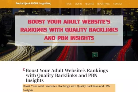 Screenshot of Boost Your Adult Website’s Rankings with Quality Backlinks and PBN Insights