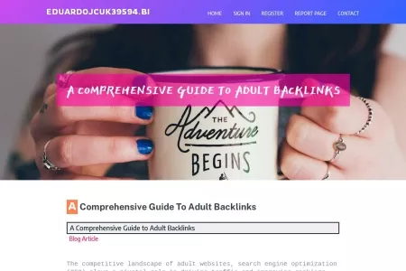 Screenshot of A Comprehensive Guide to Adult Backlinks