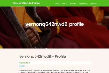 Screenshot of New blog vernonq642nwd9.smblogsites.com - profile