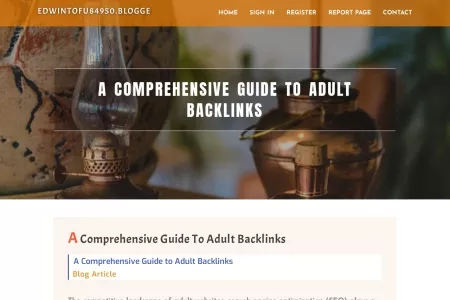 Screenshot of A Comprehensive Guide to Adult Backlinks