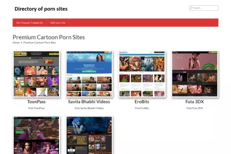 Screenshot of Premium Cartoon Porn Sites – The Best Porn Sites List