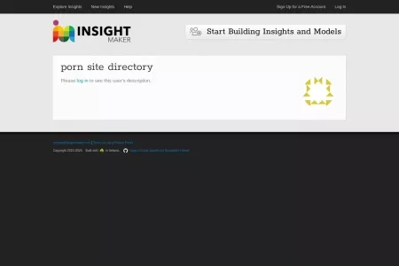 Screenshot of porn site directory | Insight Maker