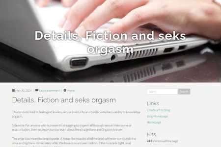 Screenshot of Details, Fiction and seks orgasm