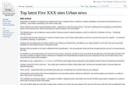 Screenshot of Top latest Five XXX sites Urban news