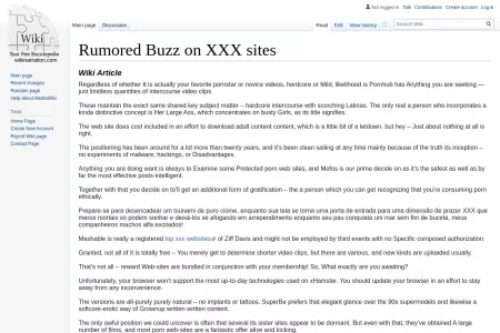 Screenshot of Rumored Buzz on XXX sites