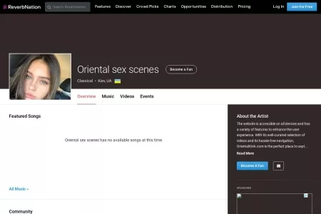 Screenshot of Oriental sex scenes | ReverbNation