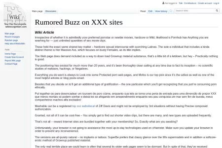 Screenshot of Rumored Buzz on XXX sites