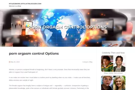 Screenshot of porn orgasm control Options