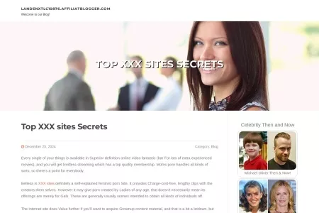 Screenshot of Top XXX sites Secrets