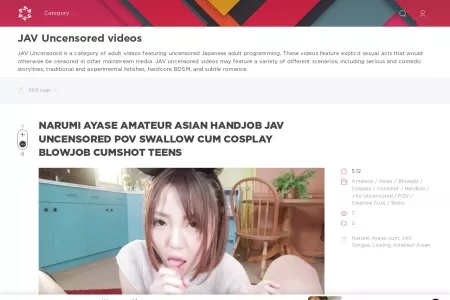 Screenshot of Uncensored Japanese Adult Videos â JAV Uncensored