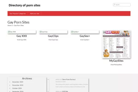 Screenshot of Gay Porn Sites – The Best Porn Sites List