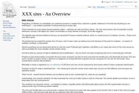 Screenshot of XXX sites - An Overview