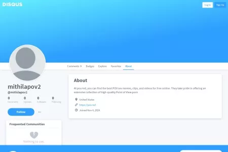 Screenshot of Disqus Profile - mithilapov2