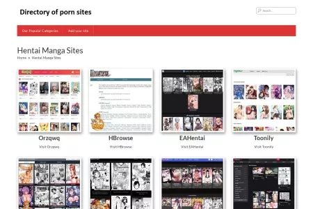 Screenshot of Hentai Manga Sites – The Best Porn Sites List