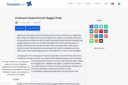 Screenshot of Unshaven Experienced Veggie Peak - Pastelink.net