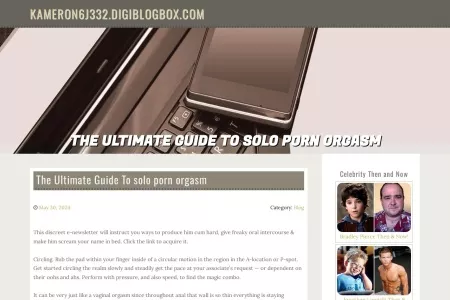 Screenshot of The Ultimate Guide To solo porn orgasm