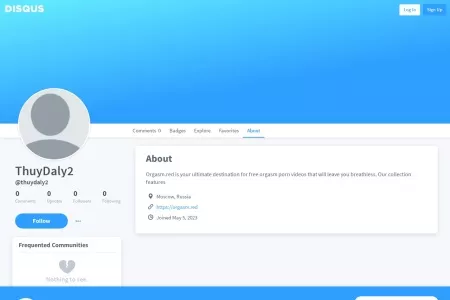 Screenshot of Disqus Profile - thuydaly2