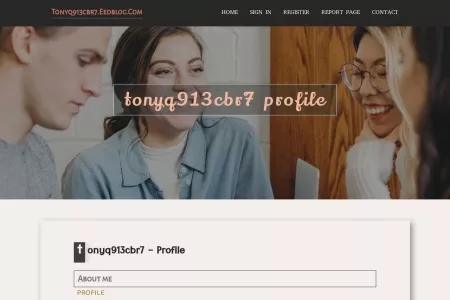 Screenshot of New blog tonyq913cbr7.eedblog.com - profile