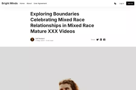 Screenshot of Exploring Boundaries Celebrating Mixed Race Relationships in Mixed Race Mature XXX Videos