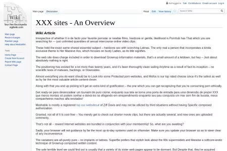 Screenshot of XXX sites - An Overview