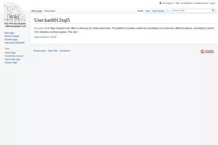 Screenshot of New blog karll012xql5.wikinewspaper.com - user