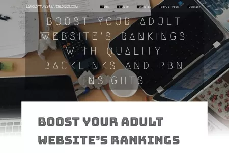 Screenshot of Boost Your Adult Website’s Rankings with Quality Backlinks and PBN Insights