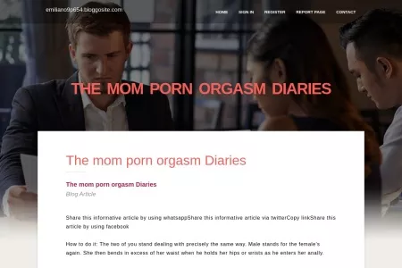 Screenshot of The mom porn orgasm Diaries