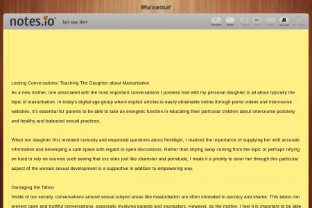 Screenshot of  Leeting Conversations: Teaching : Notes 