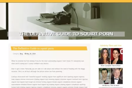 Screenshot of The Definitive Guide to squirt porn