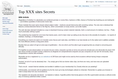 Screenshot of Top XXX sites Secrets