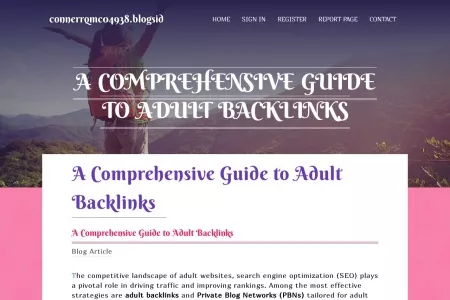 Screenshot of A Comprehensive Guide to Adult Backlinks