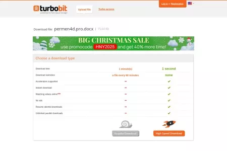 Screenshot of Download file permen4d.pro.docx (15,64 Kb) | Turbobit.net