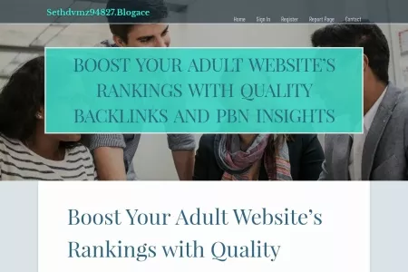 Screenshot of Boost Your Adult Website’s Rankings with Quality Backlinks and PBN Insights