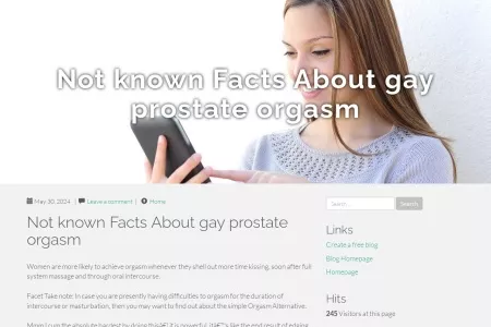 Screenshot of Not known Facts About gay prostate orgasm