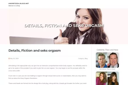 Screenshot of Details, Fiction and seks orgasm