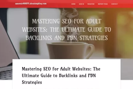 Screenshot of Mastering SEO for Adult Websites: The Ultimate Guide to Backlinks and PBN Strategies