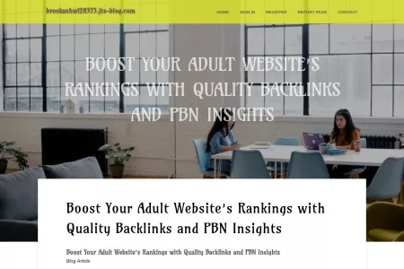 Screenshot of Boost Your Adult Website’s Rankings with Quality Backlinks and PBN Insights