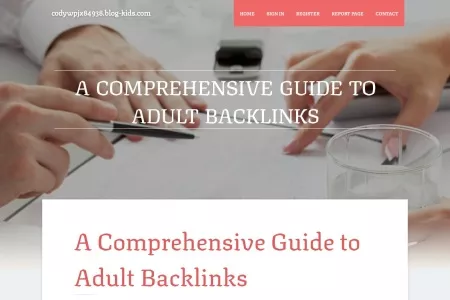 Screenshot of A Comprehensive Guide to Adult Backlinks