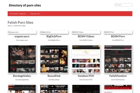 Screenshot of Fetish Porn Sites – The Best Porn Sites List